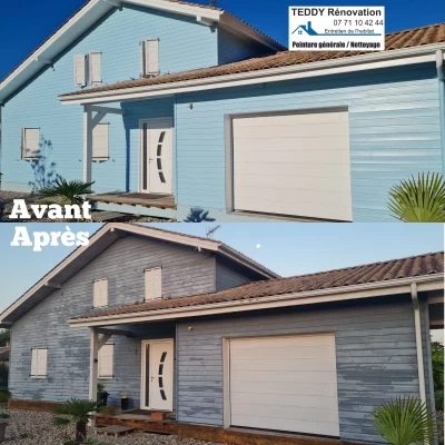 Peinture bardage bois